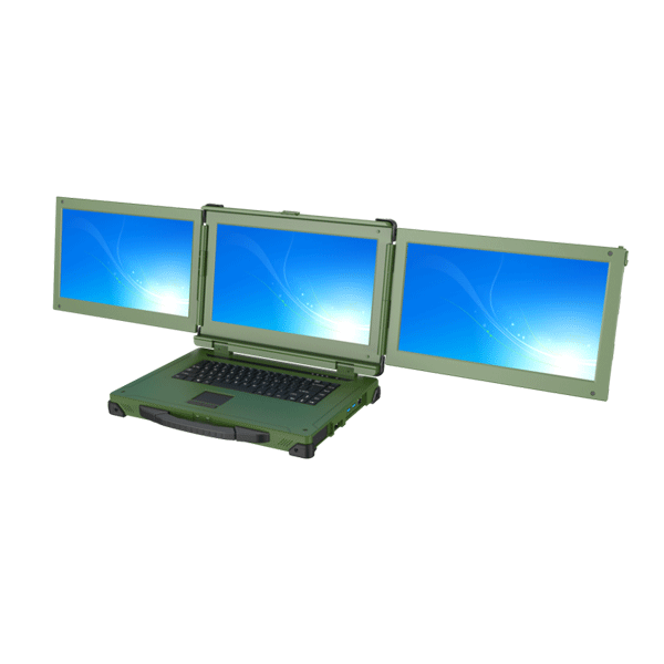 SIM-1600/FT2000 三屏加固笔记本电脑